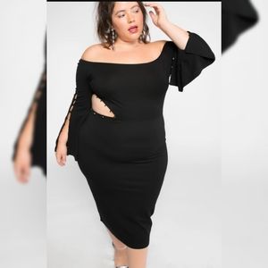 Premme Ashley Bodycon Bardot Dress size 12